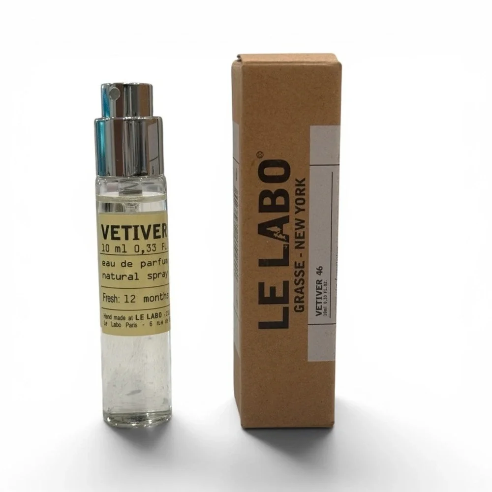 Le Labo Vetiver 46 Eau de Parfum Mini Travel Spray Size 10 mL New